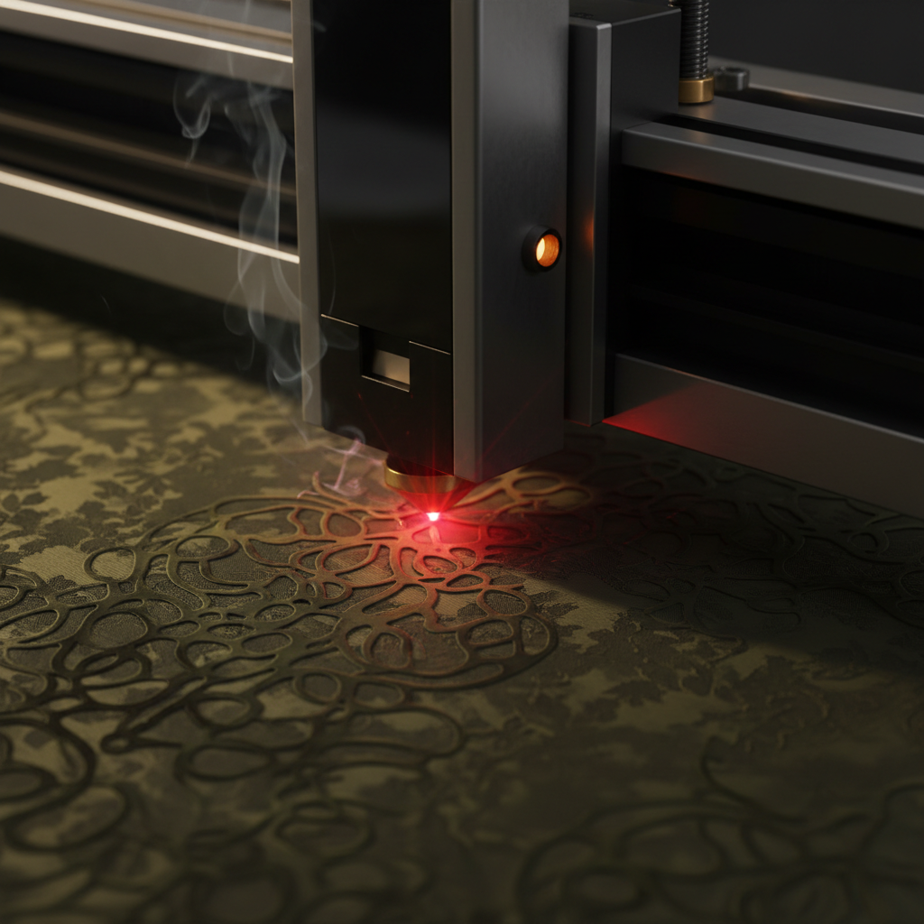 Découpe laser textile de précision en atelier à Monastir
